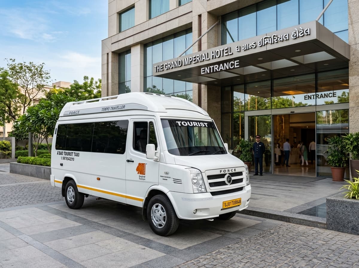 Force Tempo Traveller Tourist Minibus - Zikra Enterprise